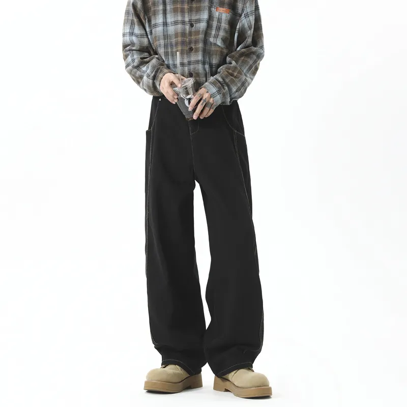 PANDA ADEVIL Jeans Unisex Black-4