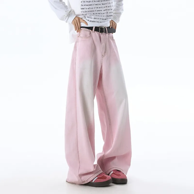 PANDA ADEVIL Jeans Unisex Dirty Pink-4
