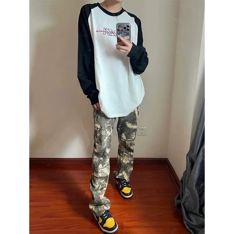 PANDA ADEVIL Jeans Unisex Desert Camouflage-1
