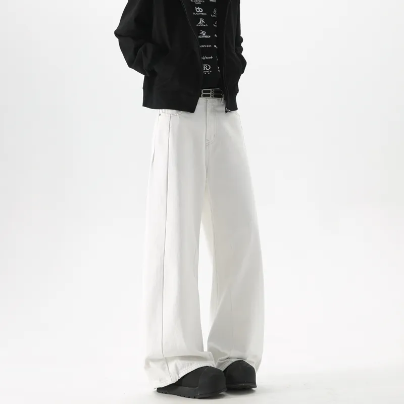 PANDA ADEVIL Jeans Unisex White-3