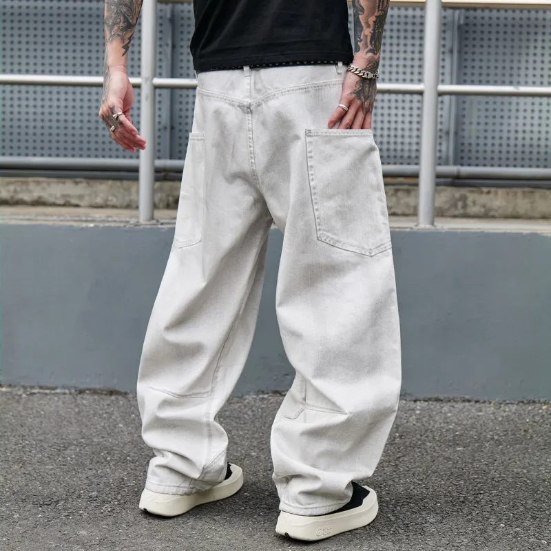 PANDA ADEVIL Jeans Unisex White-4
