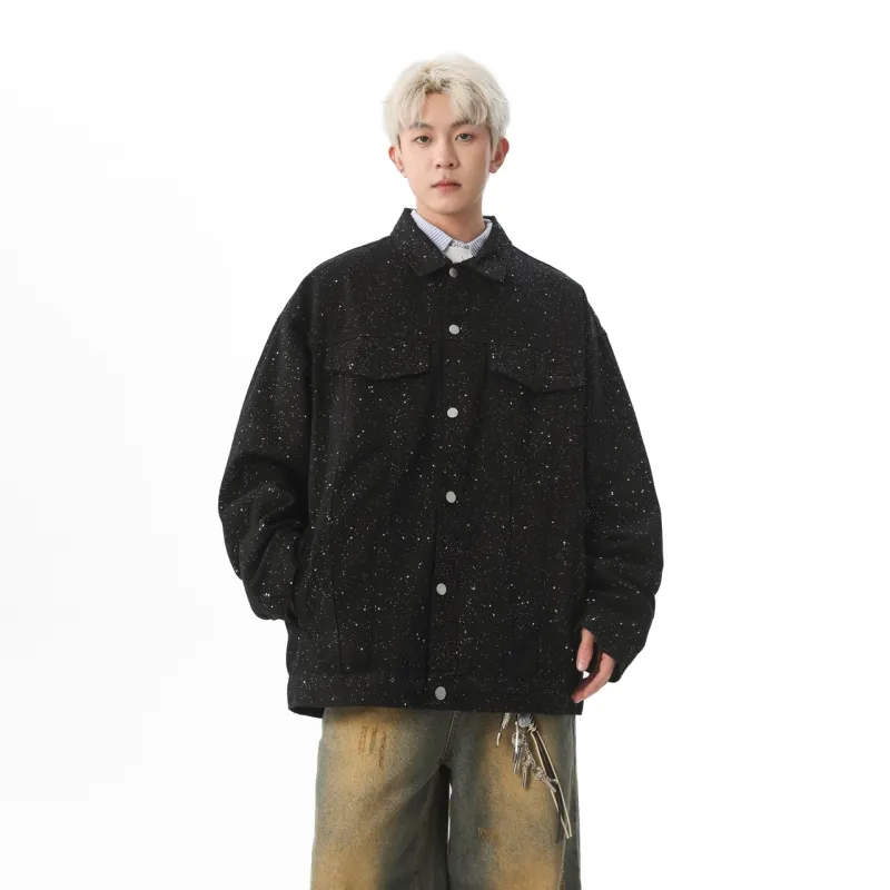 PANDA ADEVIL Denim Jacket Unisex Black-3