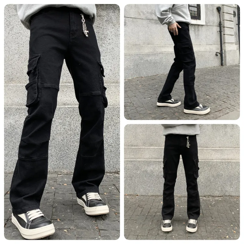 PANDA ADEVIL Jeans Unisex Black-4