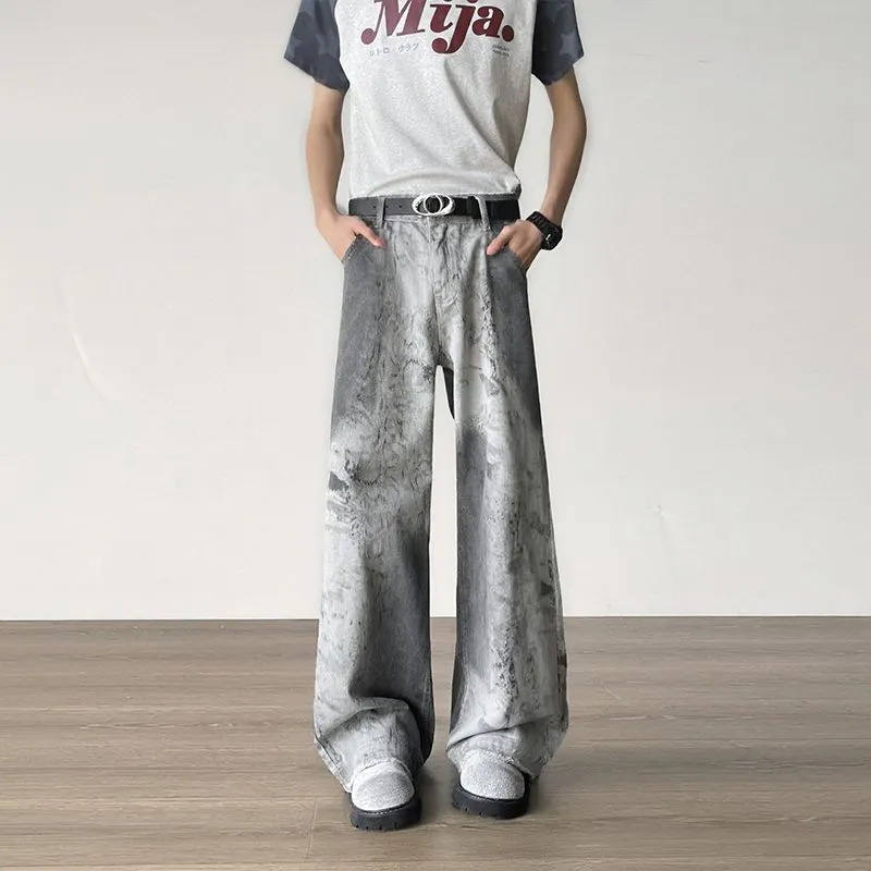 PANDA ADEVIL Jeans Unisex Light Gray-3