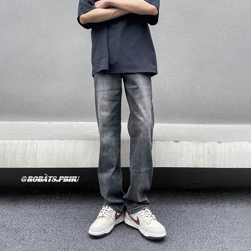 PANDA ADEVIL Jeans Unisex Black Gray-2
