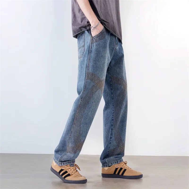 PANDA ADEVIL Jeans Unisex Blue-1