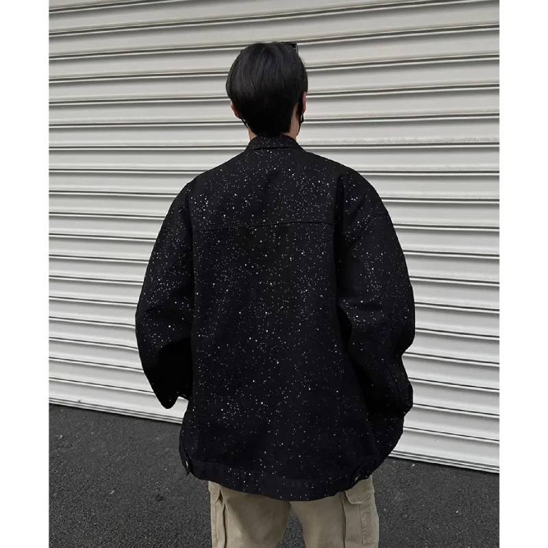 PANDA ADEVIL Denim Jacket Unisex Black-3