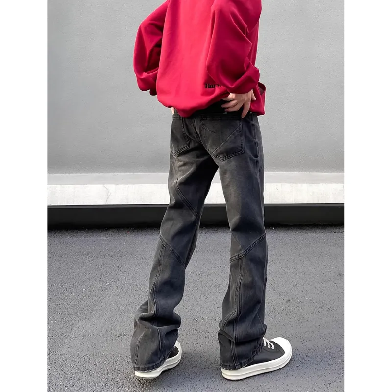 PANDA ADEVIL Jeans Unisex Black Gray-4