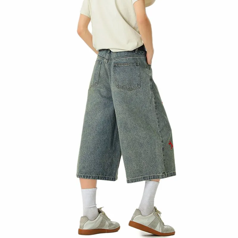 PANDA ADEVIL Denim Shorts Unisex-4