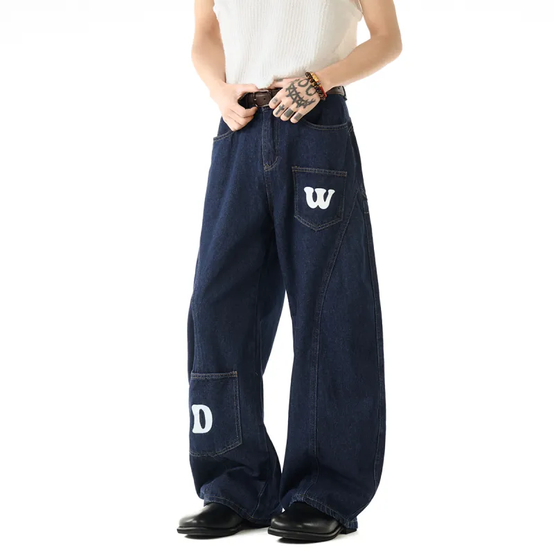 PANDA ADEVIL Jeans Unisex Blue-1