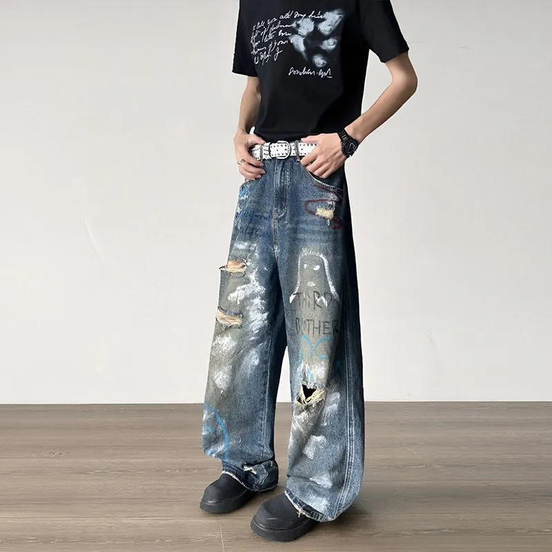 PANDA ADEVIL Jeans Unisex Blue-1