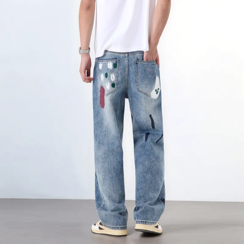 PANDA ADEVIL Jeans Unisex Blue-3