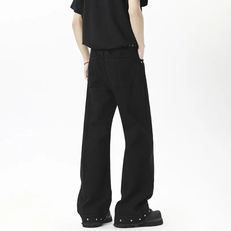 PANDA ADEVIL Jeans Unisex Black-3