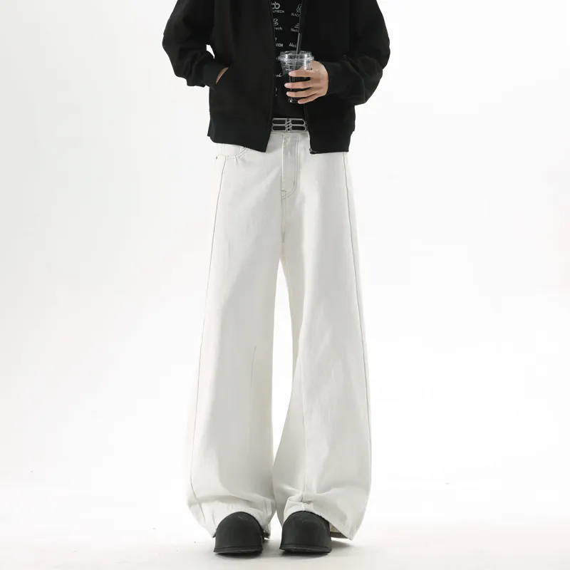 PANDA ADEVIL Jeans Unisex White-2