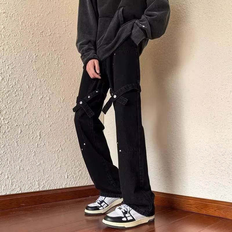 PANDA ADEVIL Jeans Unisex Black-3