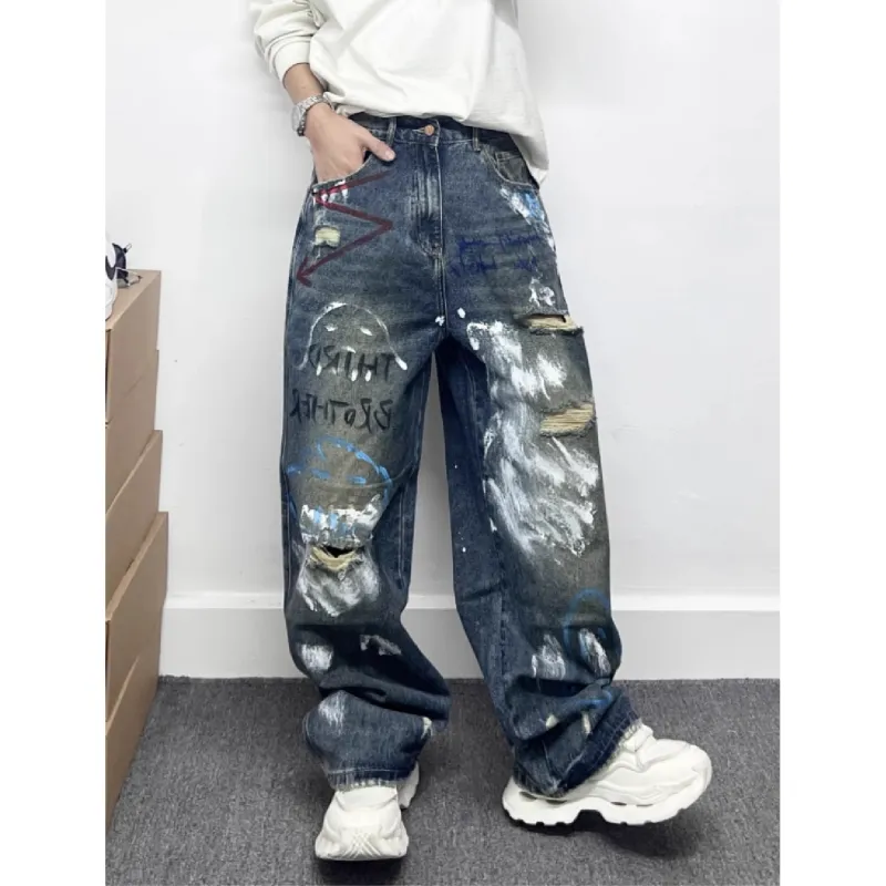 PANDA ADEVIL Jeans Unisex Blue-1