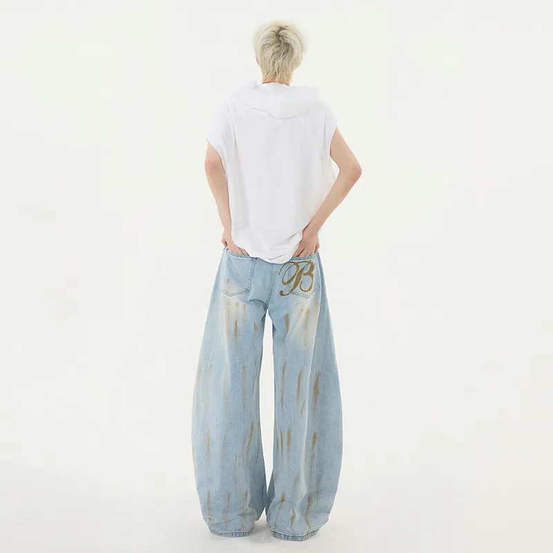 PANDA ADEVIL Jeans Unisex Dirty Blue-4