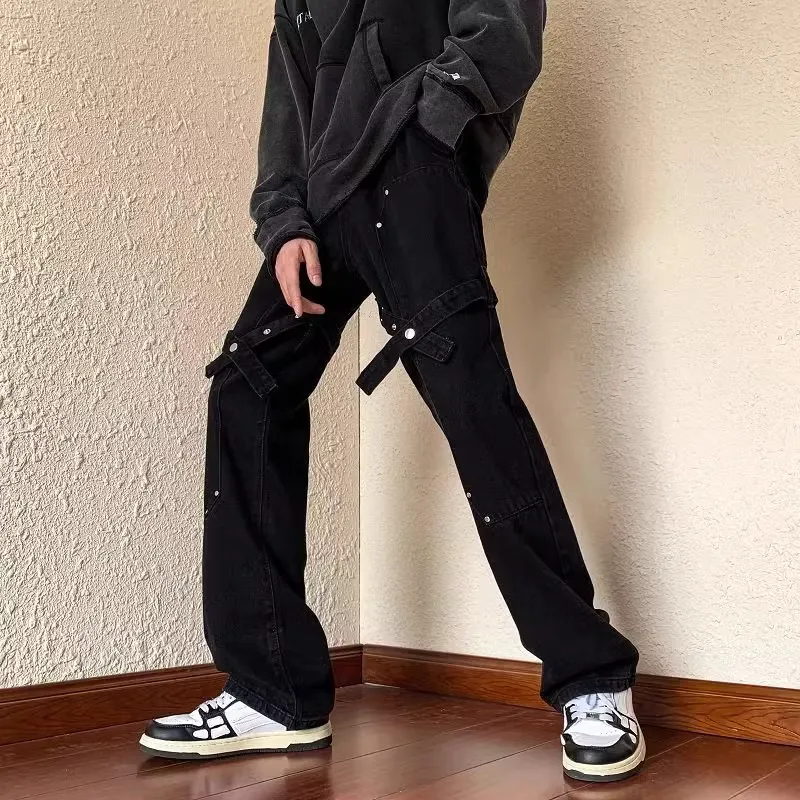 PANDA ADEVIL Jeans Unisex Black-4