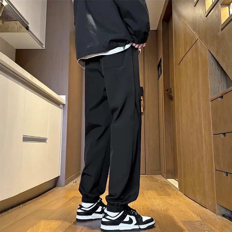 PANDA ADEVIL Casual Pants Unisex Black-1