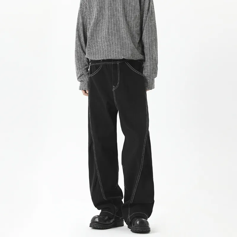 PANDA ADEVIL Jeans Unisex Black-4