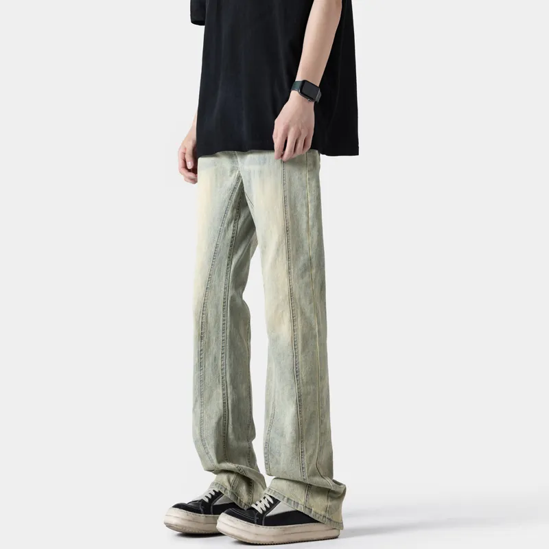 PANDA ADEVIL Jeans Unisex Yellow Mud-3