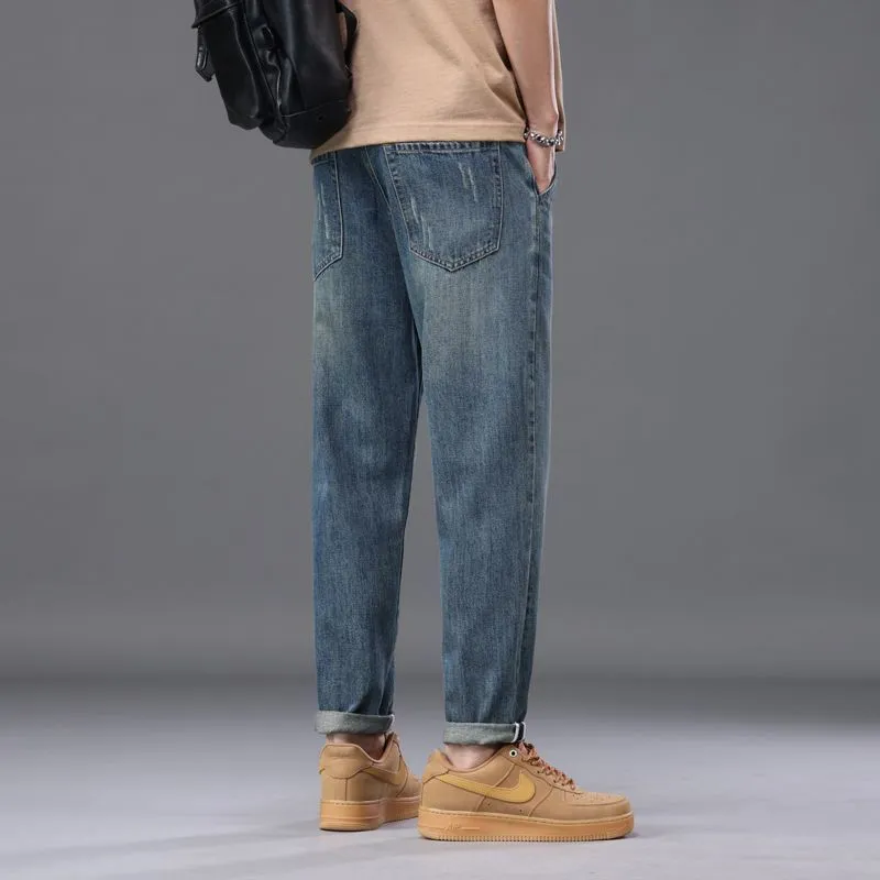 PANDA ADEVIL Jeans Men Vintage Blue-3