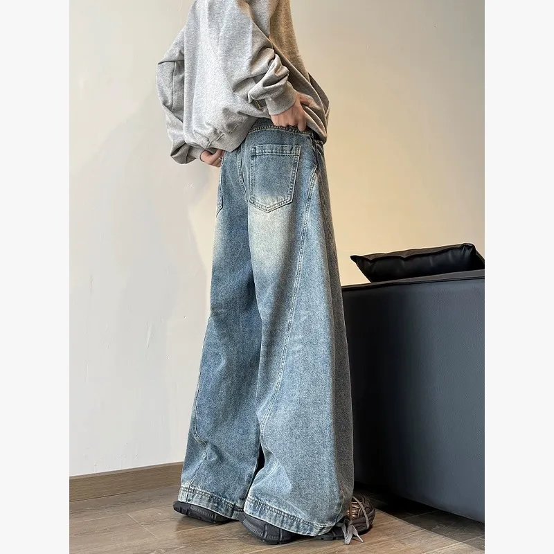 WELTER EXPERIMENT Trendy Jeans Unisex Blue Single Item-3