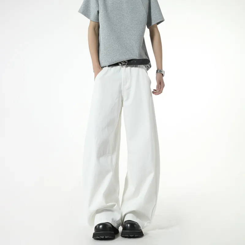 PANDA ADEVIL Jeans Unisex White-1