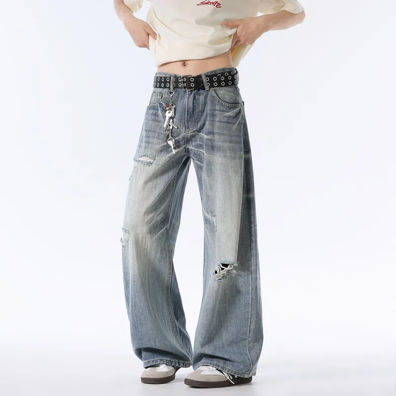 PANDA ADEVIL Jeans Unisex Blue-1