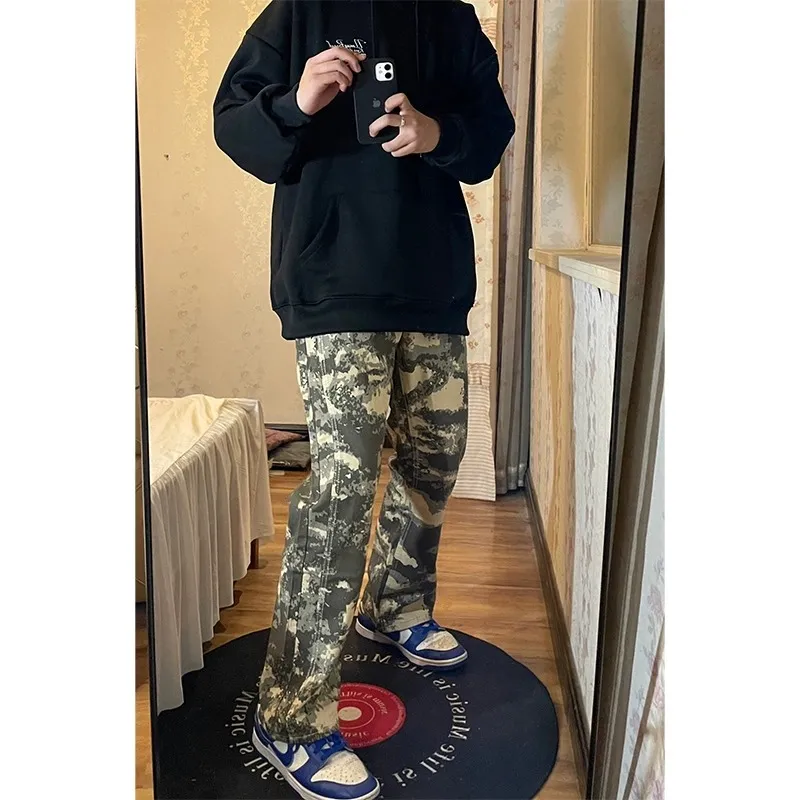 PANDA ADEVIL Jeans Unisex Desert Camouflage-4