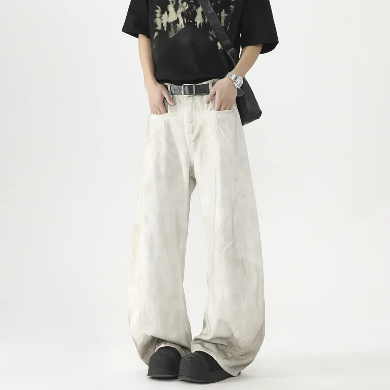 PANDA ADEVIL Jeans Unisex Dirty White-2