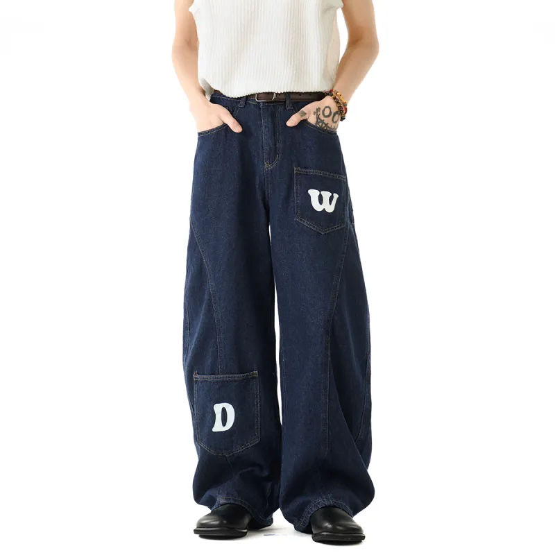 PANDA ADEVIL Jeans Unisex Blue-2