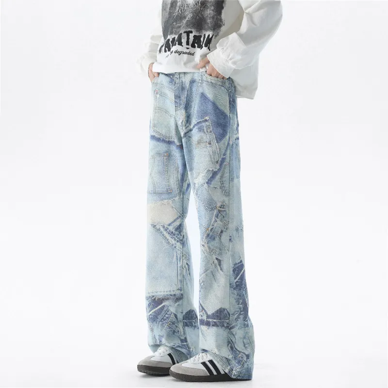 PANDA ADEVIL Jeans Unisex Light Blue-4