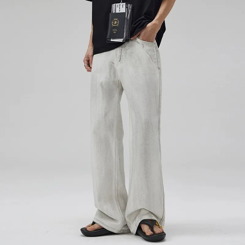 PANDA ADEVIL Jeans Unisex Dirty White-1