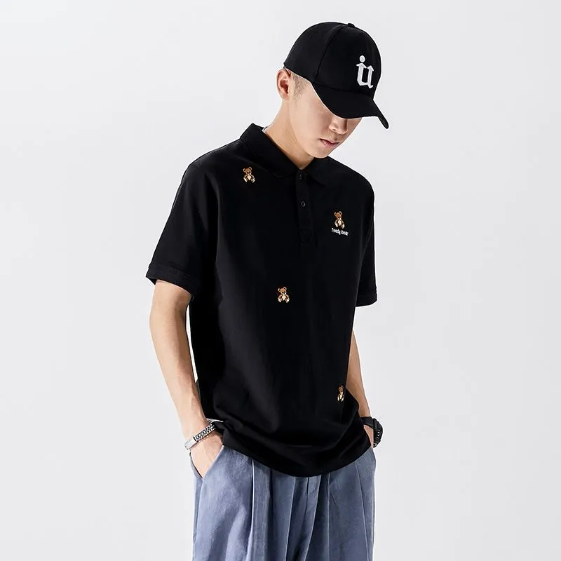 PANDA ADEVIL T Shirts Men Black-1