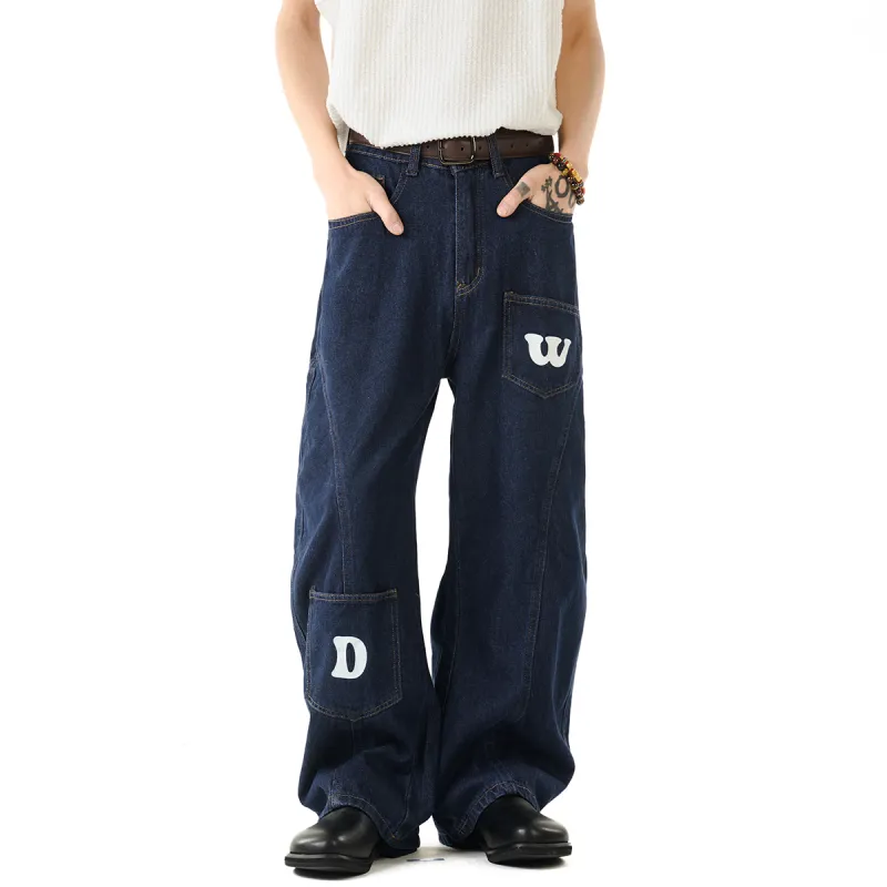 PANDA ADEVIL Jeans Unisex Blue-3