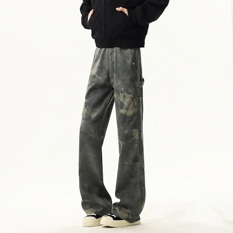 PANDA ADEVIL Jeans Unisex Green-4