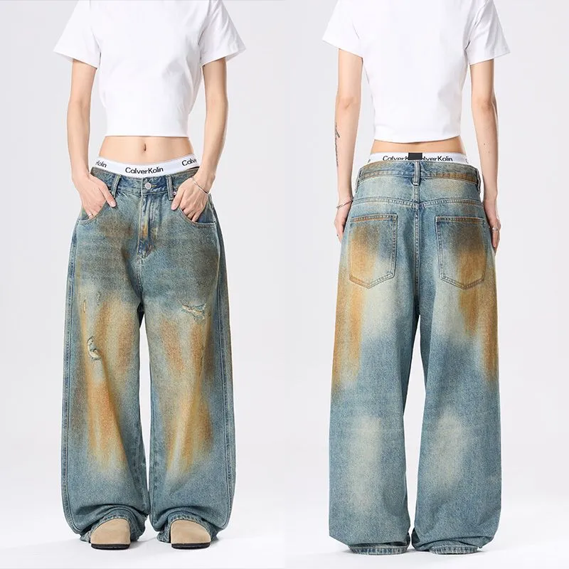 PANDA ADEVIL Jeans Unisex Washed Color-4