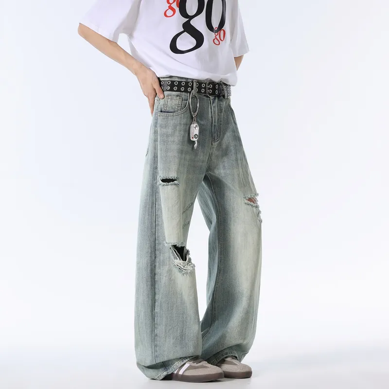 PANDA ADEVIL Jeans Unisex Mint Green-4