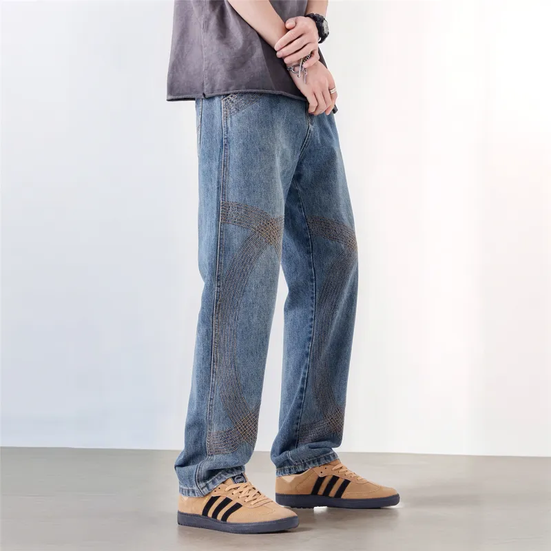 PANDA ADEVIL Jeans Unisex Blue-0