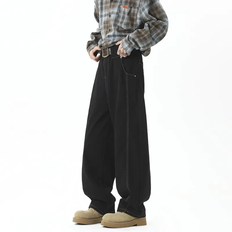 PANDA ADEVIL Jeans Unisex Black-1