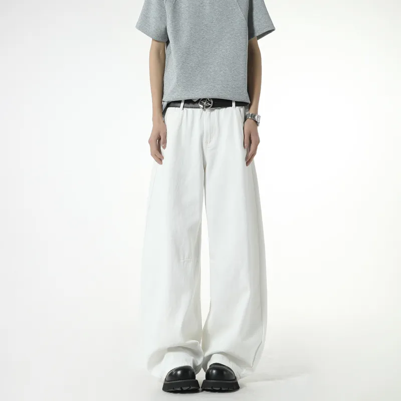 PANDA ADEVIL Jeans Unisex White-3