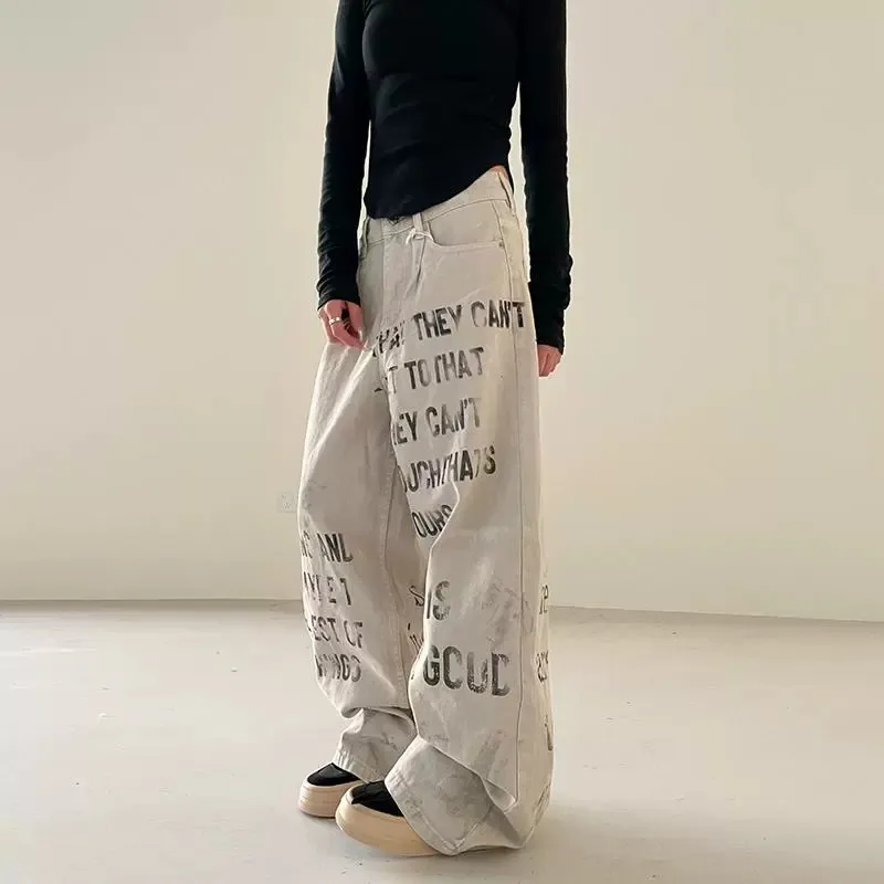 PANDA ADEVIL Jeans Unisex White-3