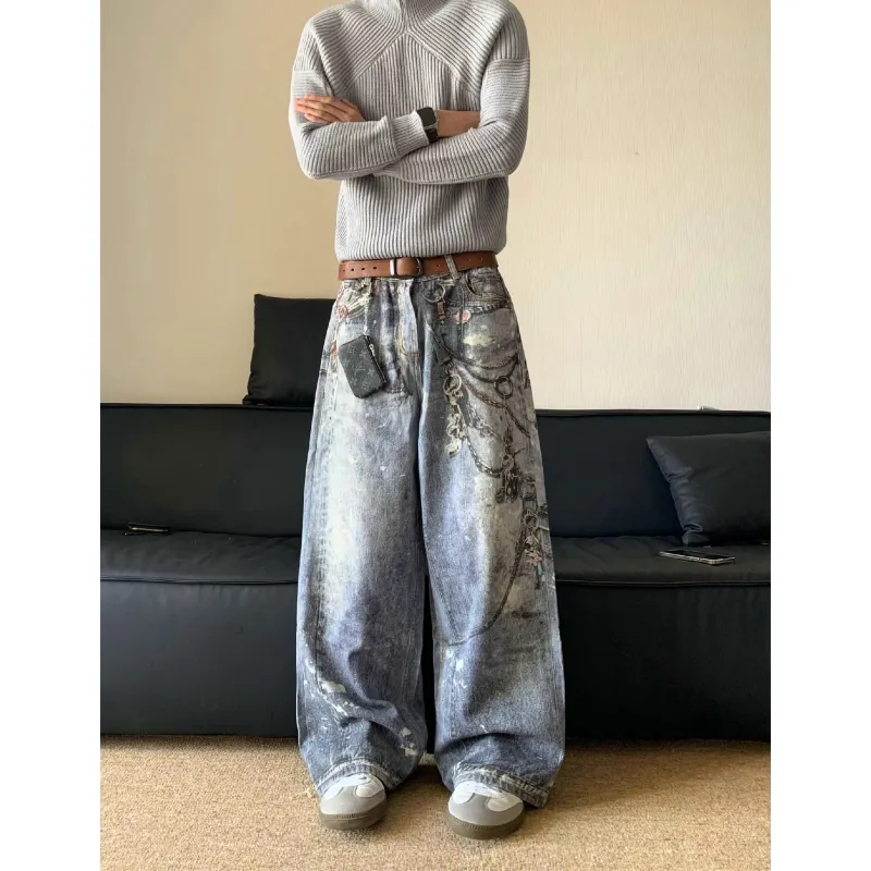 PANDA ADEVIL Jeans Unisex Blue-2