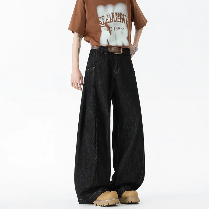 PANDA ADEVIL Jeans Unisex Black-3