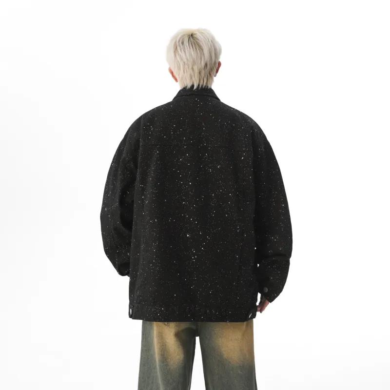 PANDA ADEVIL Denim Jacket Unisex Black-4
