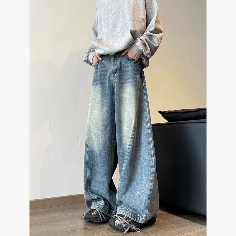 WELTER EXPERIMENT Trendy Jeans Unisex Blue Single Item-1