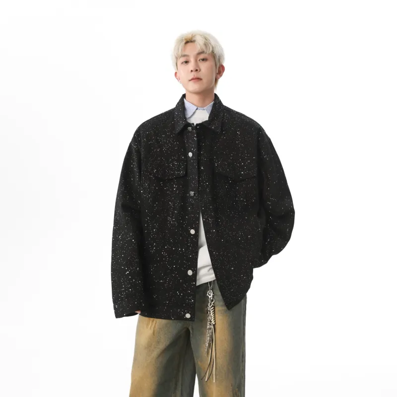 PANDA ADEVIL Denim Jacket Unisex Black-2
