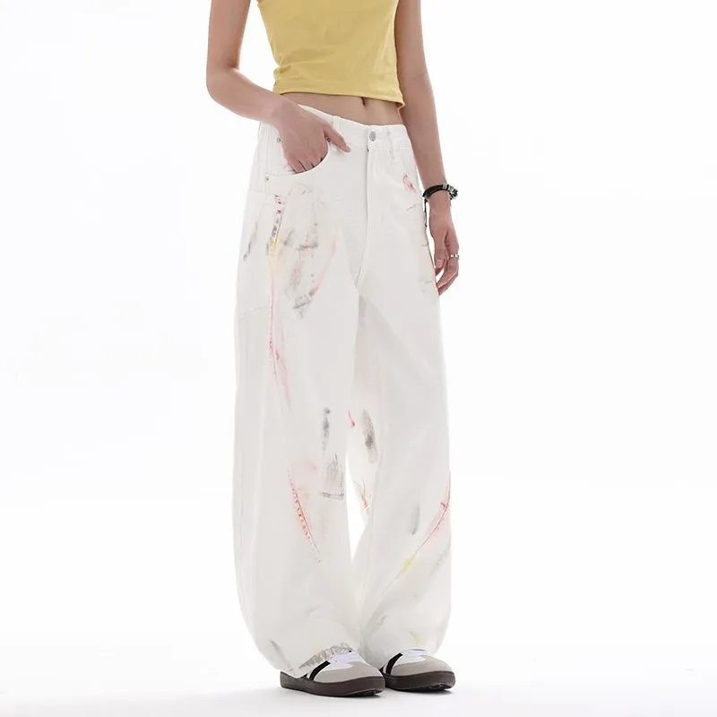 PANDA ADEVIL Jeans Unisex White-3