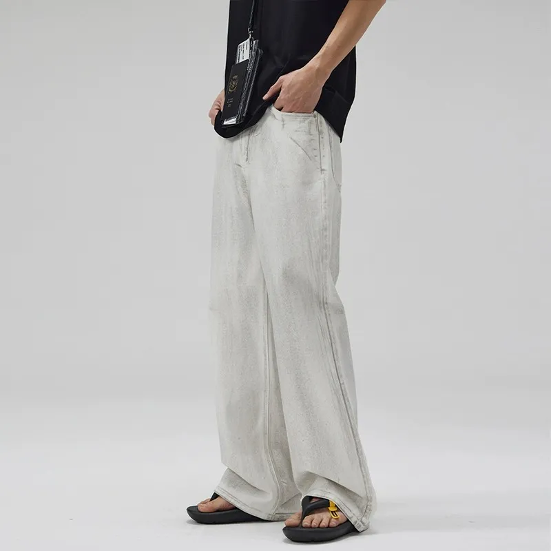 PANDA ADEVIL Jeans Unisex Dirty White-3